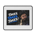 Gaming Mouse Pad — 'Takes Takes Takes!' Chess Player Design (Non-Slip)