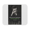 Inspirational Chess Quote Mouse Pad — "When you see a good move, look for a better one."